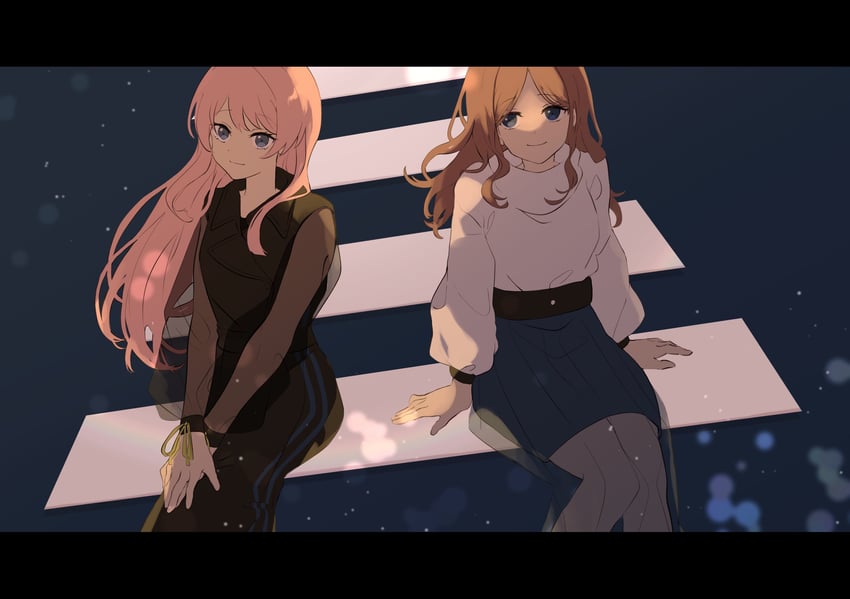 chihaya anon and nagasaki soyo (bang dream! and 1 more) drawn by watanuki_(enu)