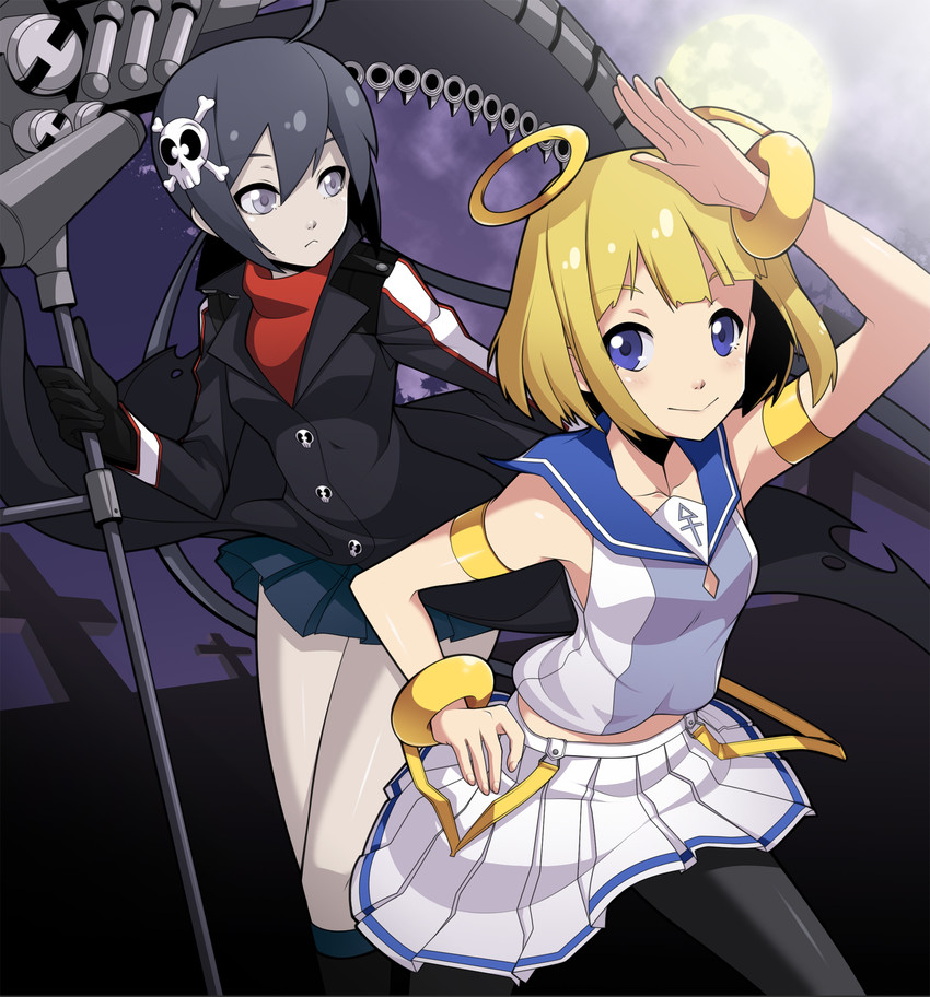 poco muerte, fernandez, and uri (fearless night) drawn by chuunioniika