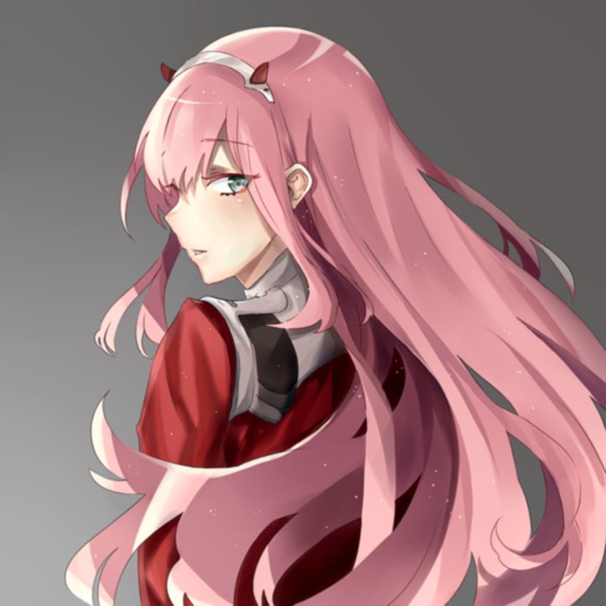 zero two (darling in the franxx) drawn by sheng_chun
