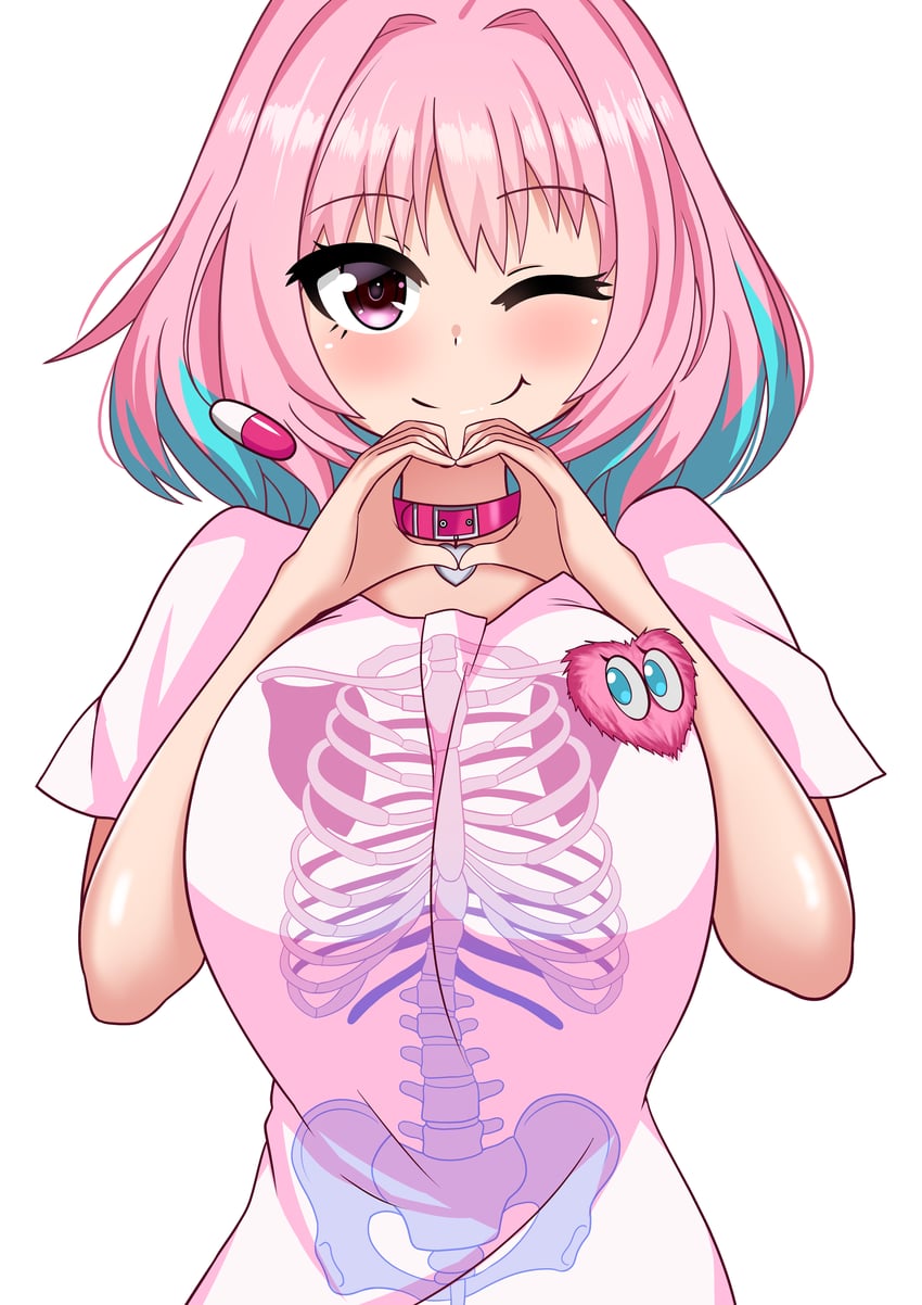 yumemi riamu (idolmaster and 1 more) drawn by the_only_shoe