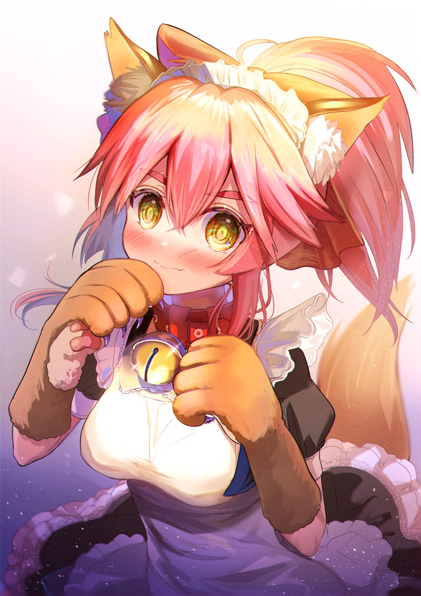 tamamo and tamamo cat (fate and 1 more) drawn by izumi_asayo