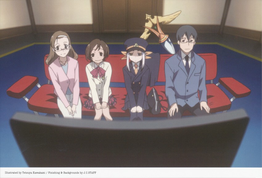 fumika, kanaka, nojima kaname, kasai natsuka, and kasai haruno (shigofumi) drawn by kawakami_tetsuya