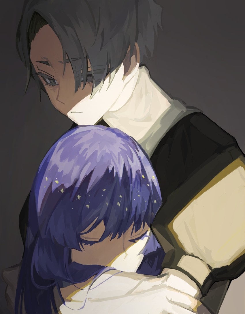 lapis lazuli and cairngorm (houseki no kuni) drawn by sinhyeongman