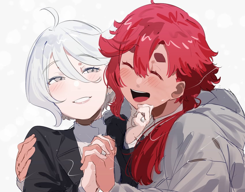 suletta mercury and miorine rembran (gundam and 1 more) drawn by okpriko