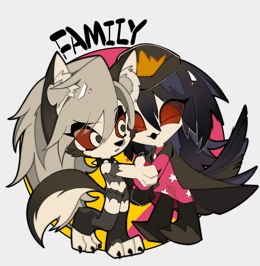 loona and octavia (helluva boss) drawn by zhu_xing_pupupu