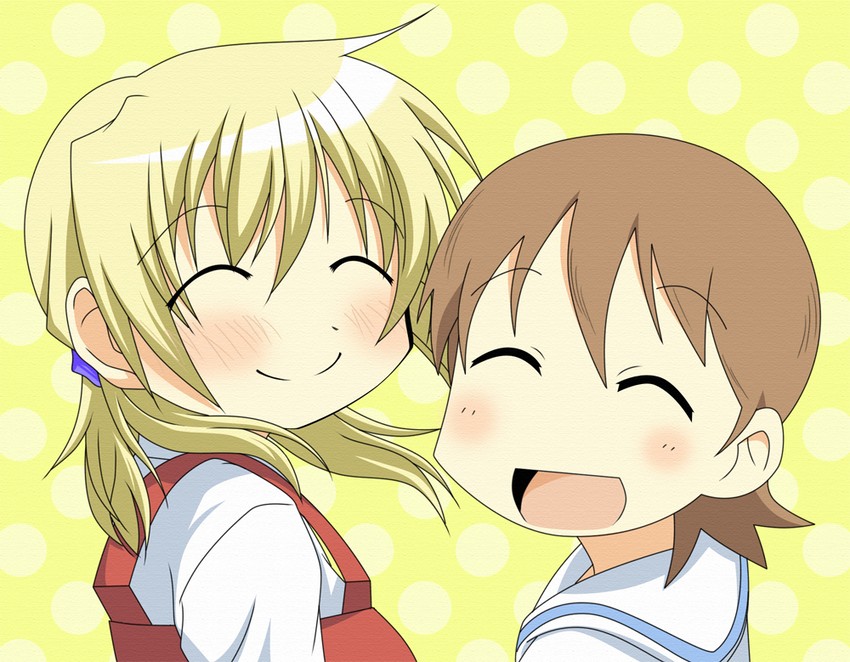 miyako and aioi yuuko (nichijou and 1 more) drawn by aozora_(syun8823)