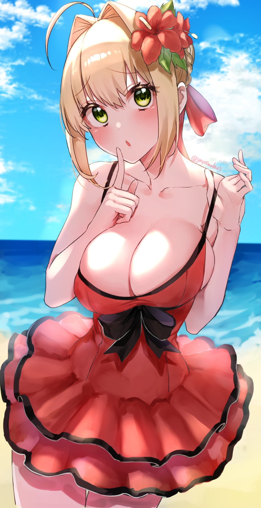 nero claudius (fate and 1 more) drawn by yayoi_maka