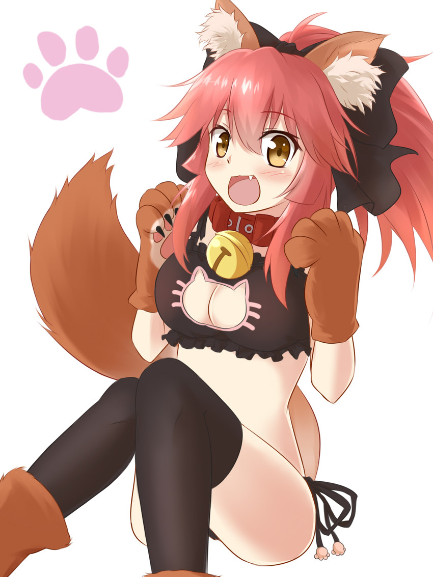 tamamo and tamamo cat (fate and 2 more) drawn by xiaoguitle