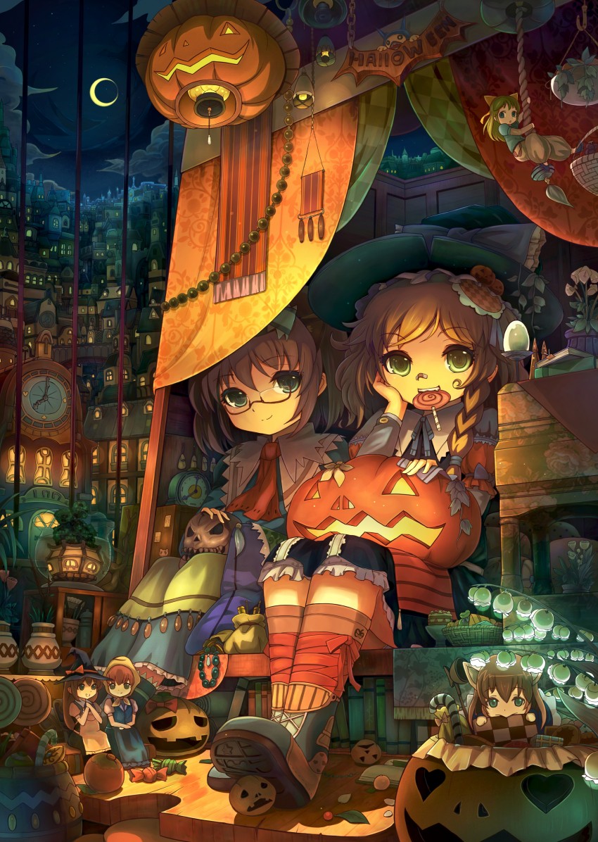 kirisame marisa, alice margatroid, and shanghai doll (touhou) drawn by sanntouhei