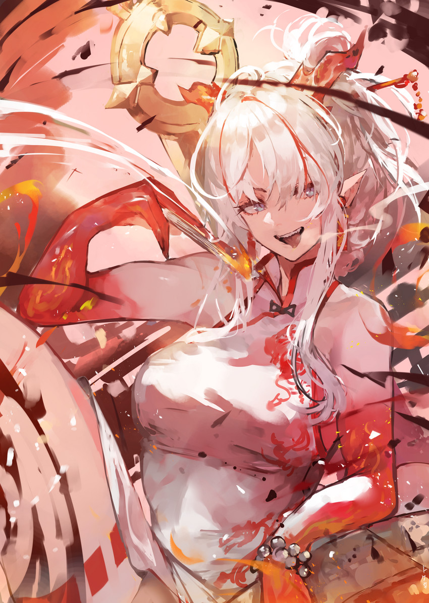 nian (arknights) drawn by dokuro_deluxe
