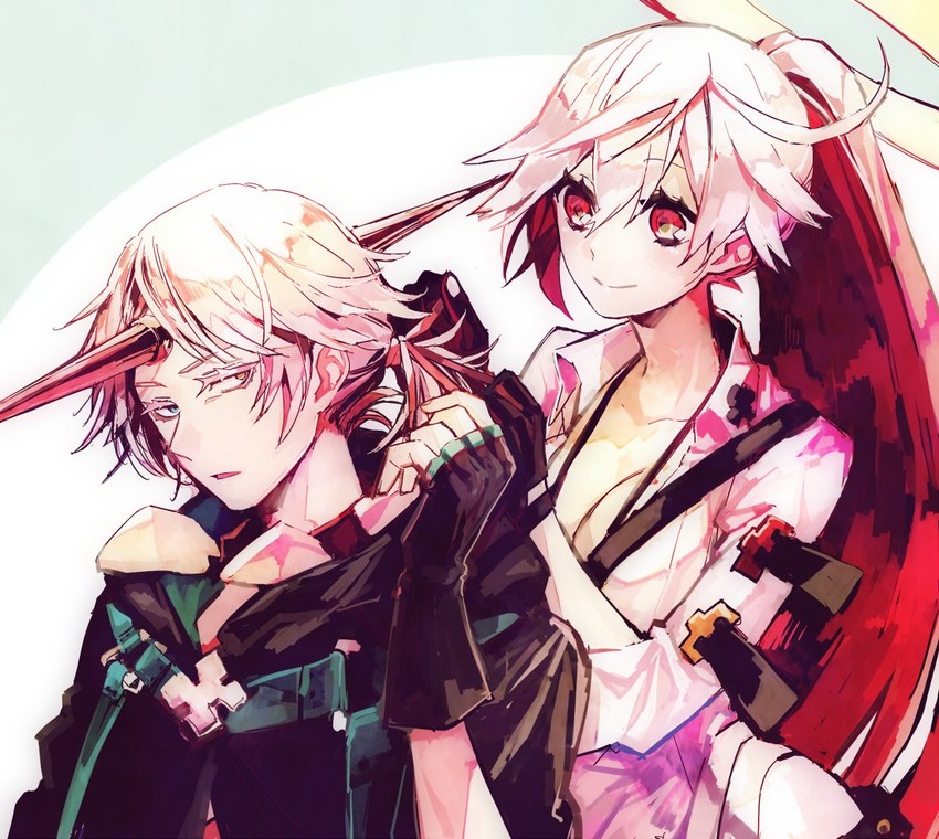 jack-o' valentine and raven (guilty gear and 1 more) drawn by suzunashi
