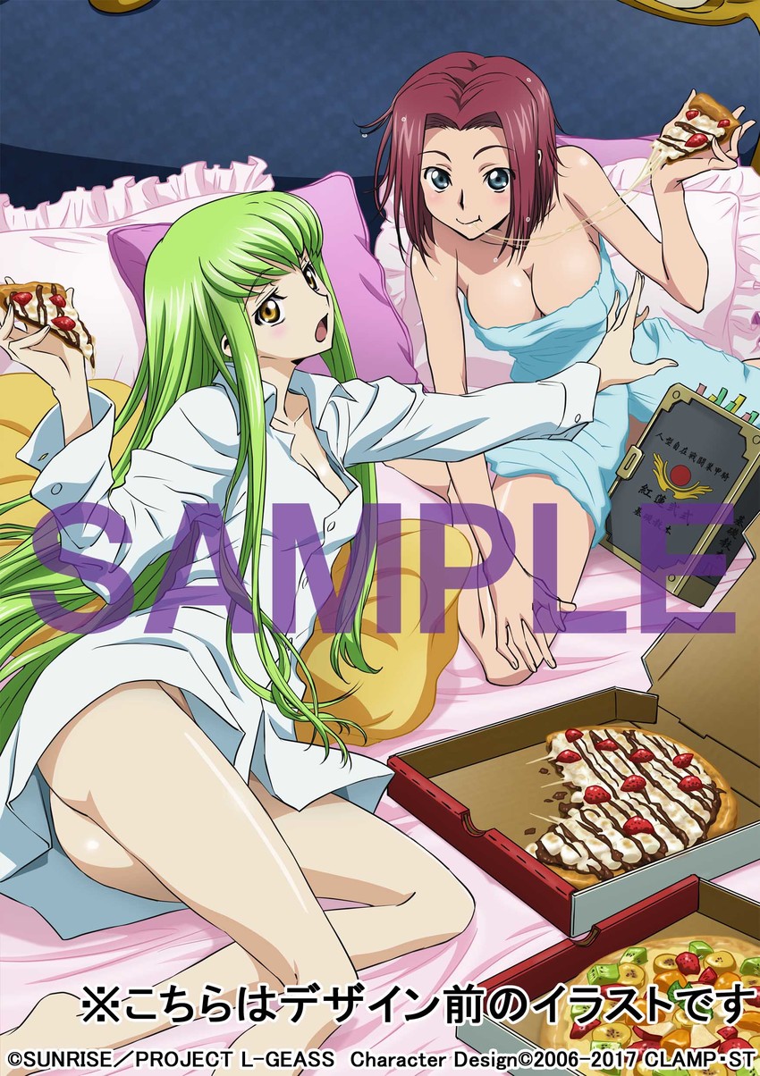 c.c. and kouzuki kallen (code geass)