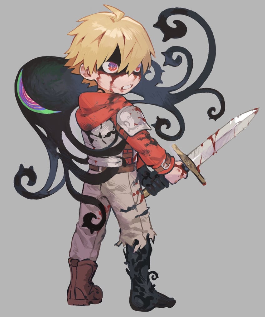 eldo (pixiv fantasia and 1 more) drawn by akaneko_(redakanekocat)