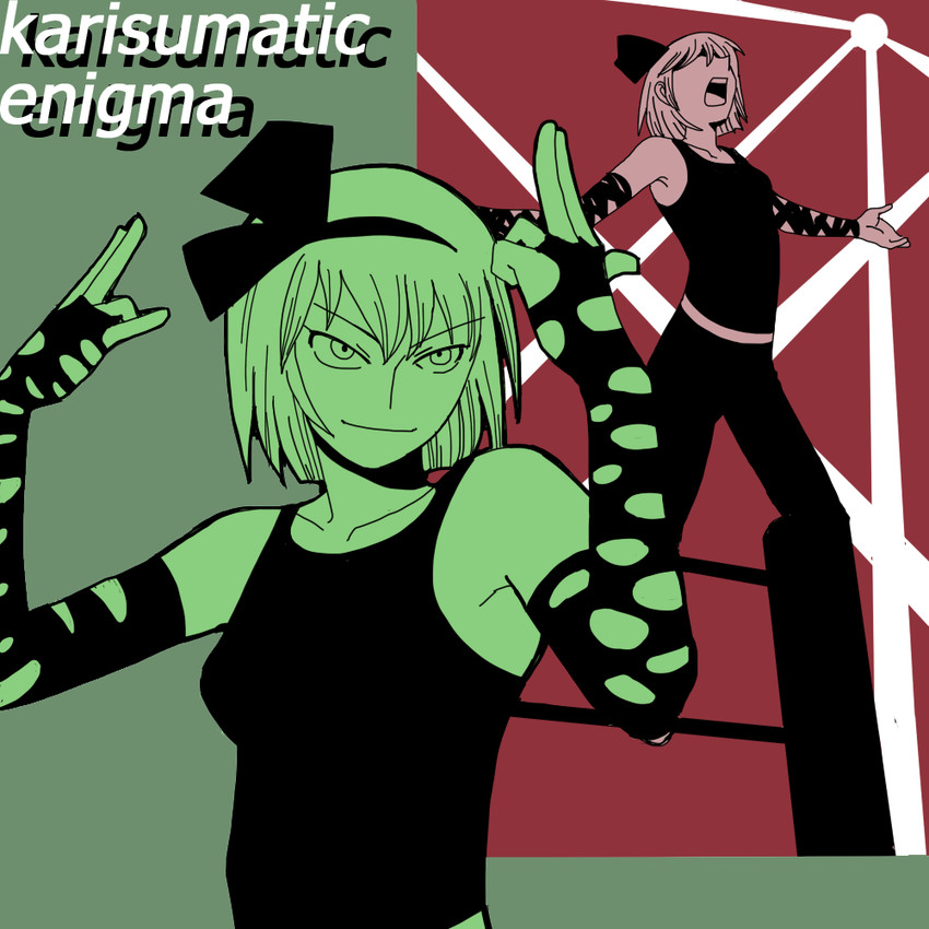 konpaku youmu and jeff hardy (touhou and 2 more) drawn by onikobe_rin