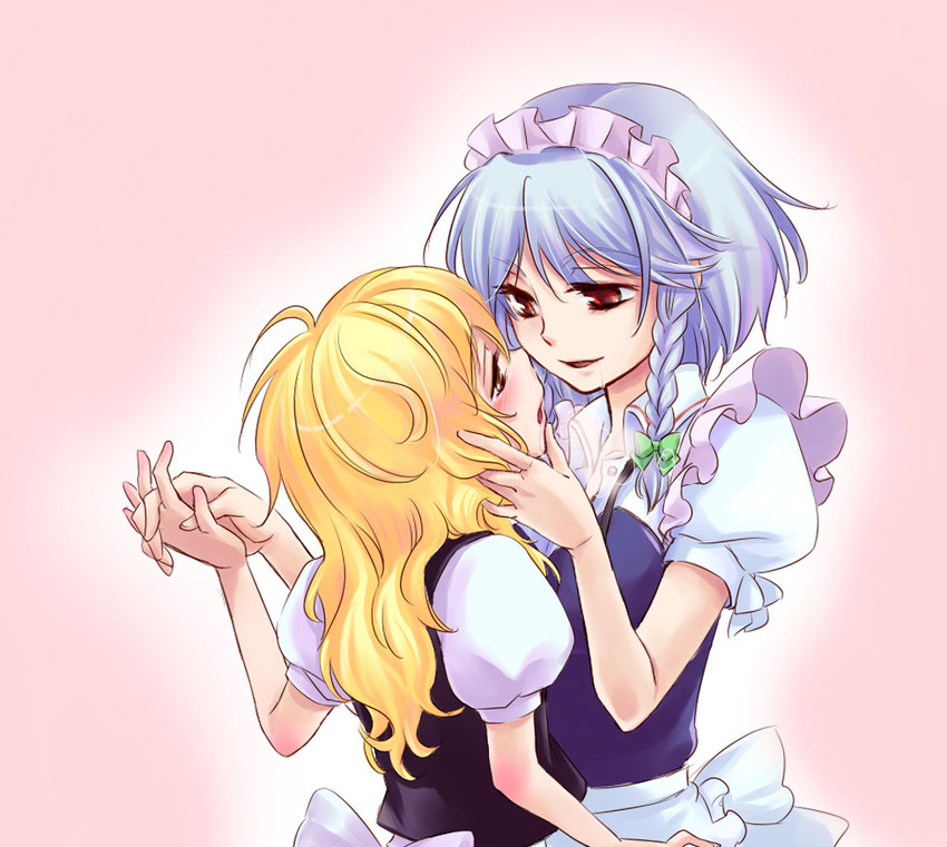 kirisame marisa and izayoi sakuya (touhou) drawn by matilda_(matildax)