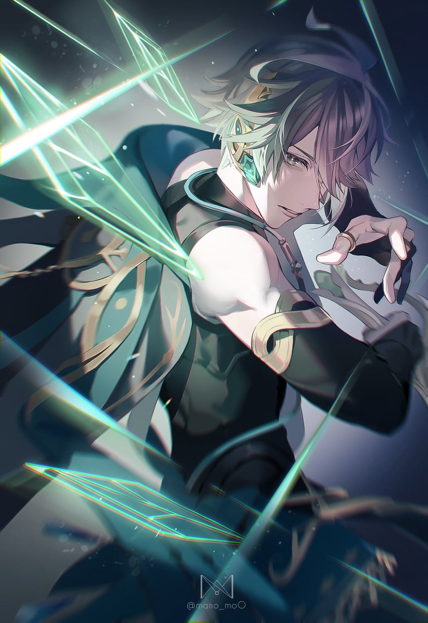 alhaitham (genshin impact) drawn by manomenou
