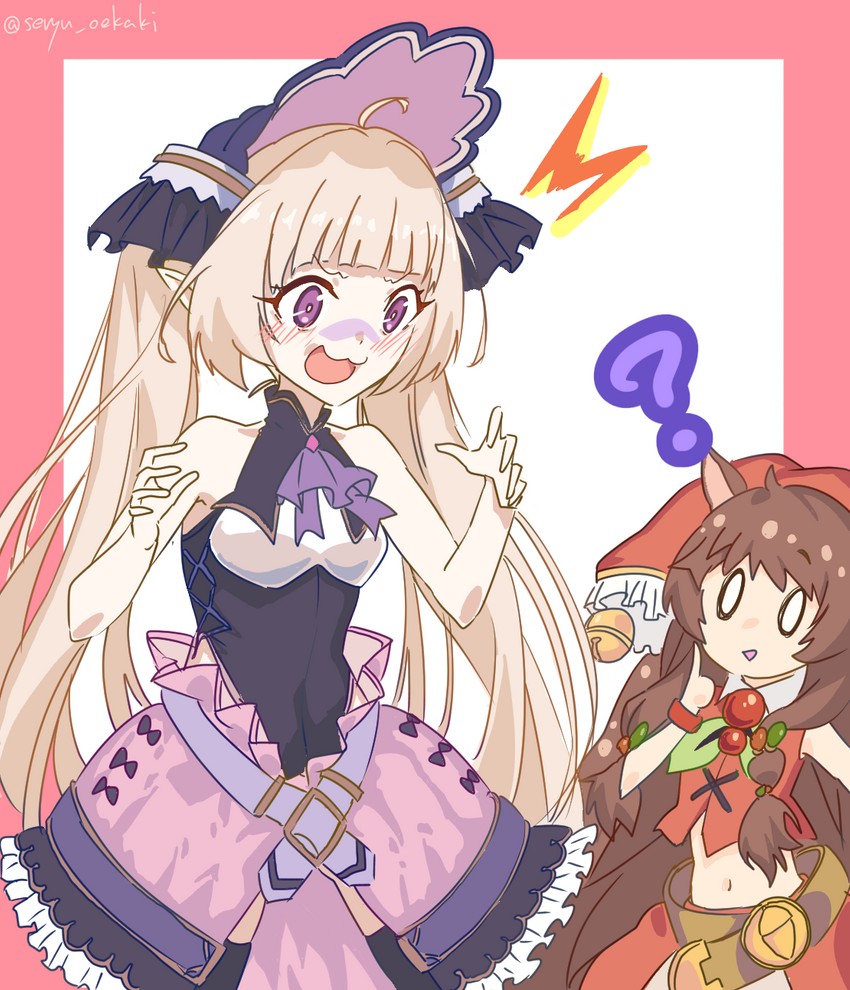 yuki and rin (princess connect!) drawn by seryu_oekaki
