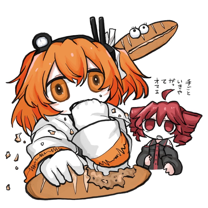kasane teto, adachi rei, and cookie monster (utau and 2 more) drawn by negishi_noren