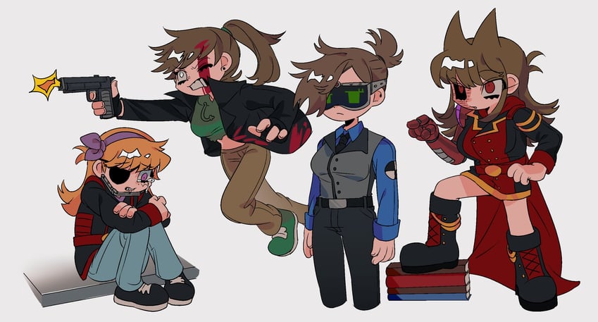 tord, tom, edd, matt, tori, and 7 more (eddsworld) drawn by whalebone_(muffinsuki)