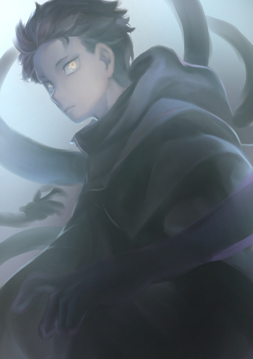 natsuki subaru (re:zero kara hajimeru isekai seikatsu) drawn by harusabin