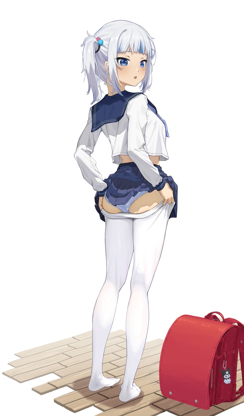 gawr gura (hololive and 1 more) drawn by bangom_r