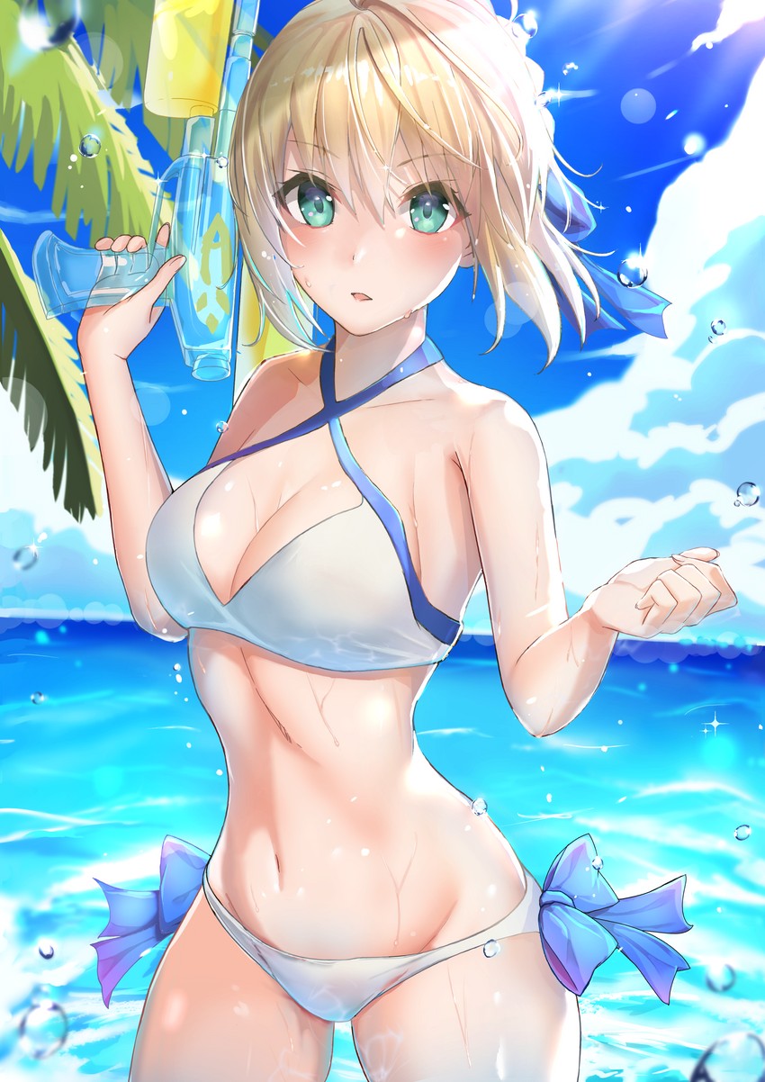artoria pendragon (fate and 1 more) drawn by necosuna7l