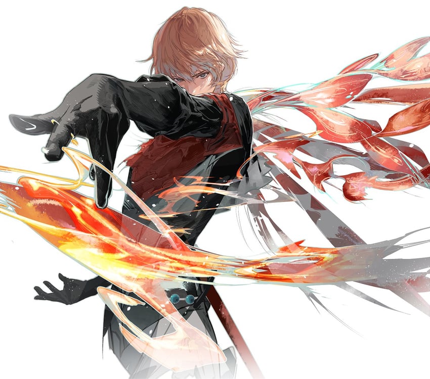 joshua rosfield (final fantasy and 1 more) drawn by cofffee