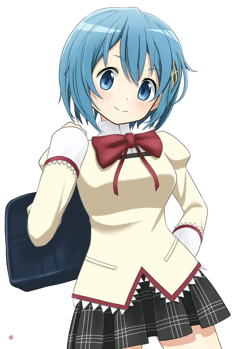 miki sayaka (mahou shoujo madoka magica) drawn by nao_suke