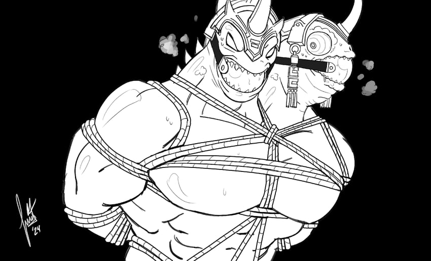 bakool ja ja (final fantasy and 1 more) drawn by notrfw