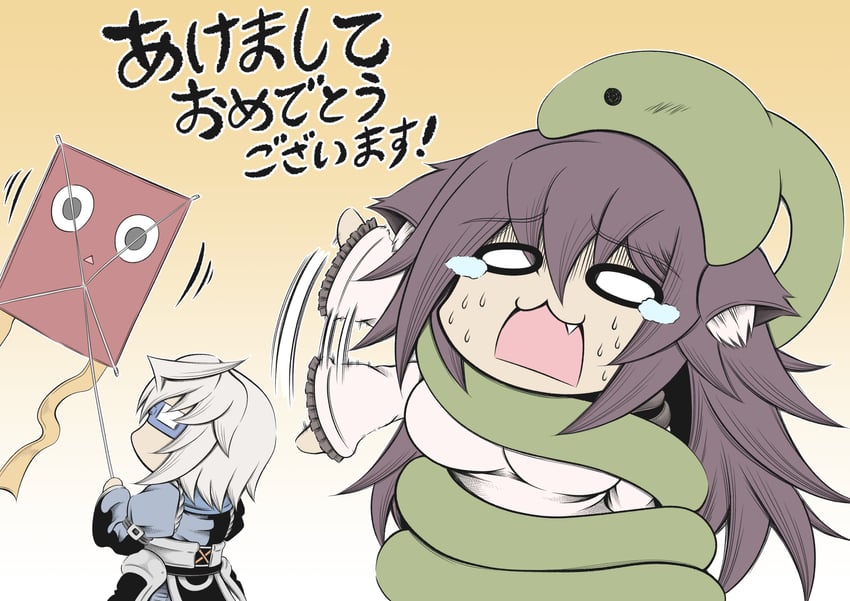 morichika rinnosuke and imaizumi kagerou (touhou) drawn by hidefu_kitayan