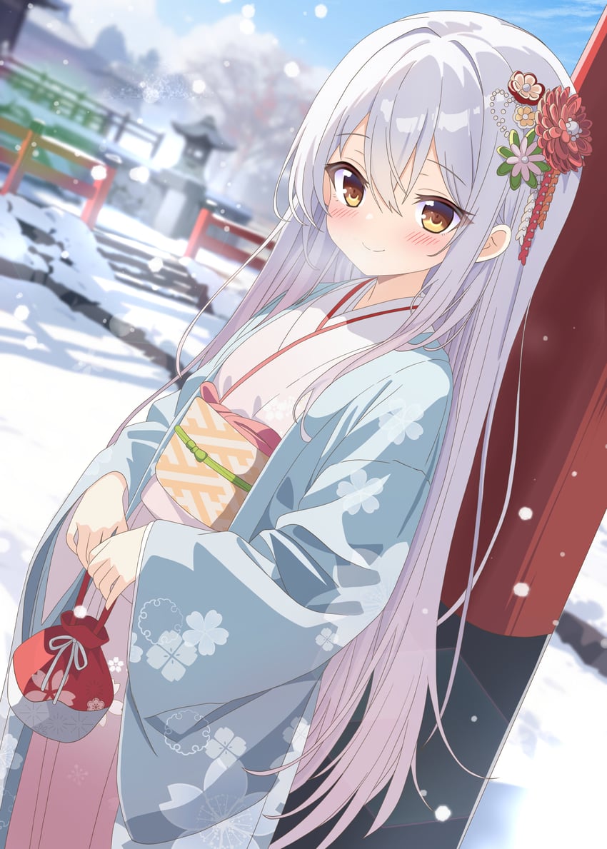 silver-haired girl (original) drawn by aruka_(alka_p1)