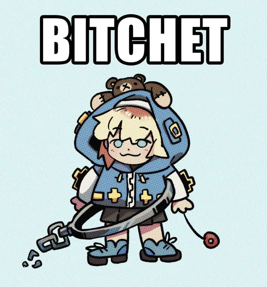bridget and roger (guilty gear and 1 more) drawn by rivernull