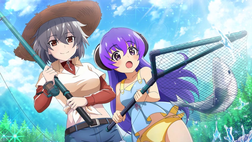 hanyuu and kimiyoshi kazuho (higurashi no naku koro ni and 1 more)