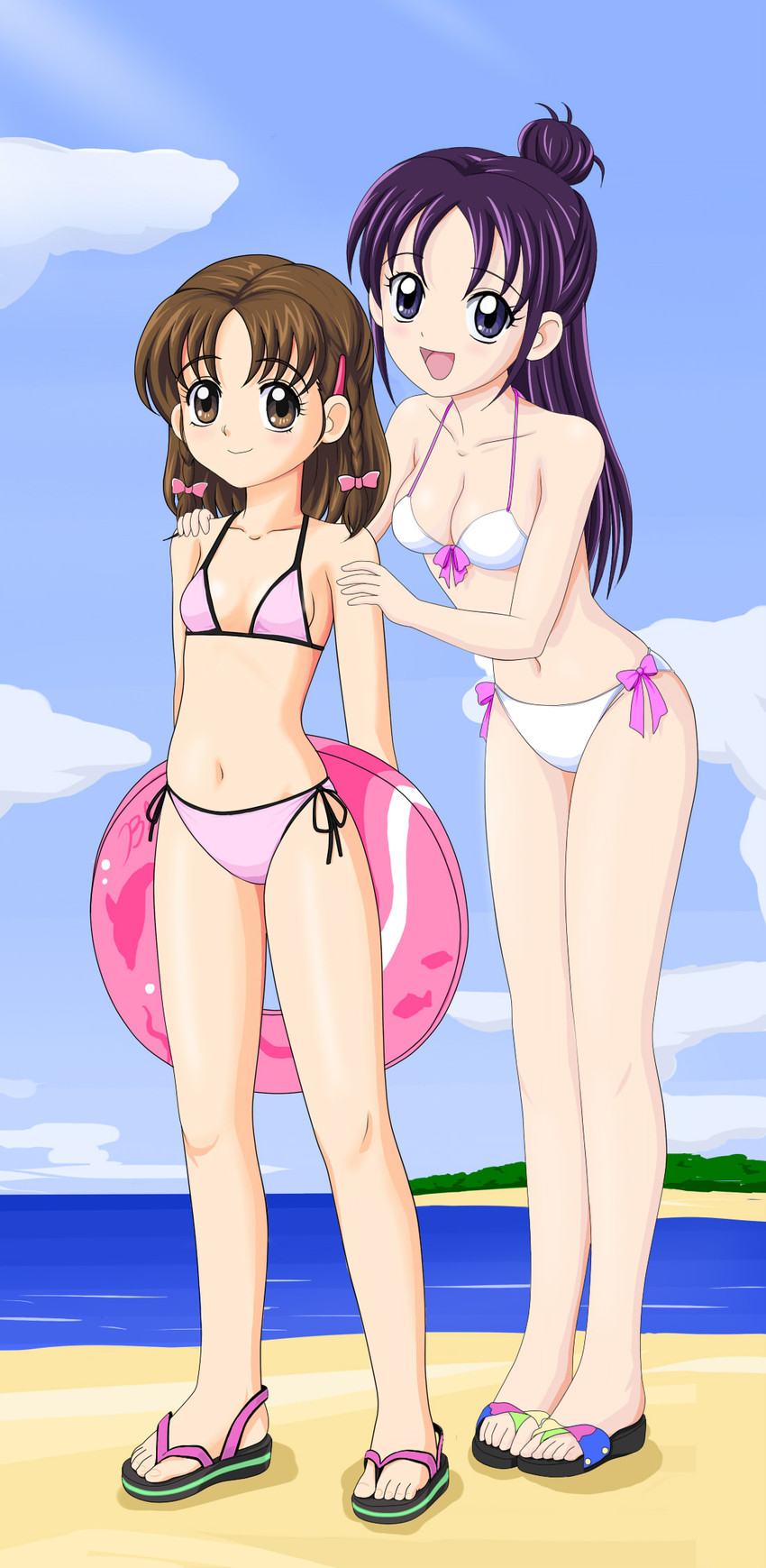 mishou mai and hyuuga minori (precure and 1 more) drawn by zai_jian_kanchou