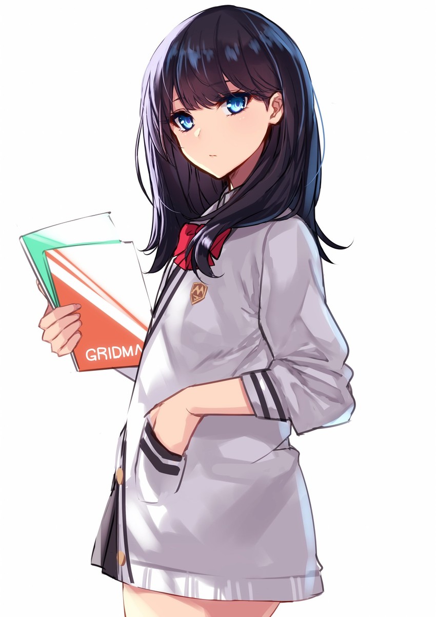 takarada rikka (gridman universe and 1 more) drawn by aosaki_yukina