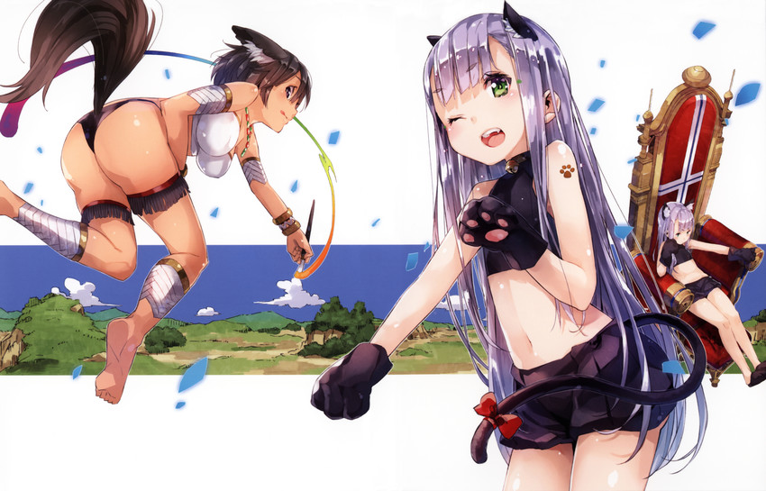 petralka anne eldant iii and elbia hernaiman (outbreak company) drawn by yuugen