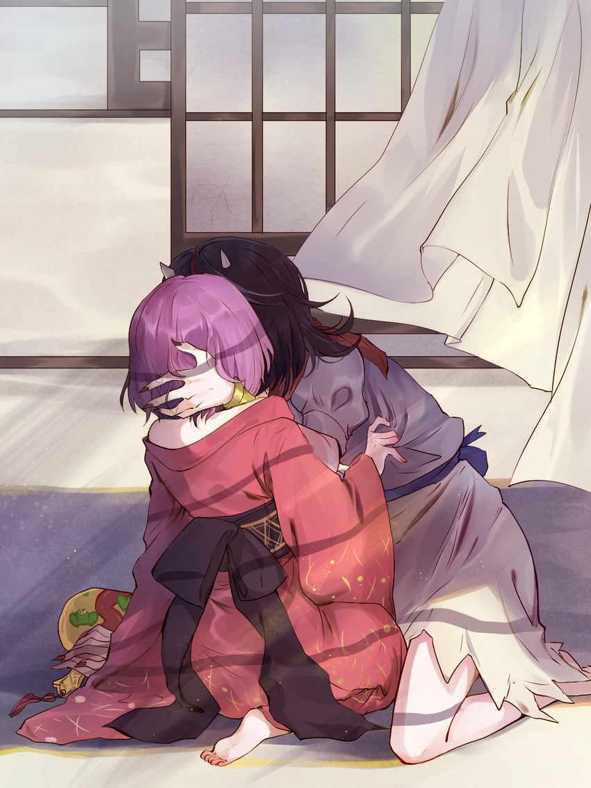 kijin seija and sukuna shinmyoumaru (touhou) drawn by aili_(aliceandoz)