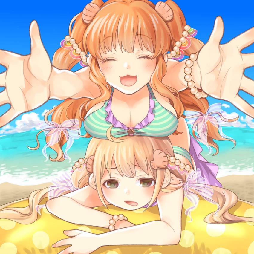 futaba anzu and moroboshi kirari (idolmaster and 1 more) drawn by tsuto