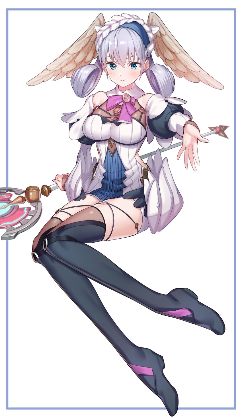 melia antiqua (xenoblade chronicles and 2 more) drawn by green322