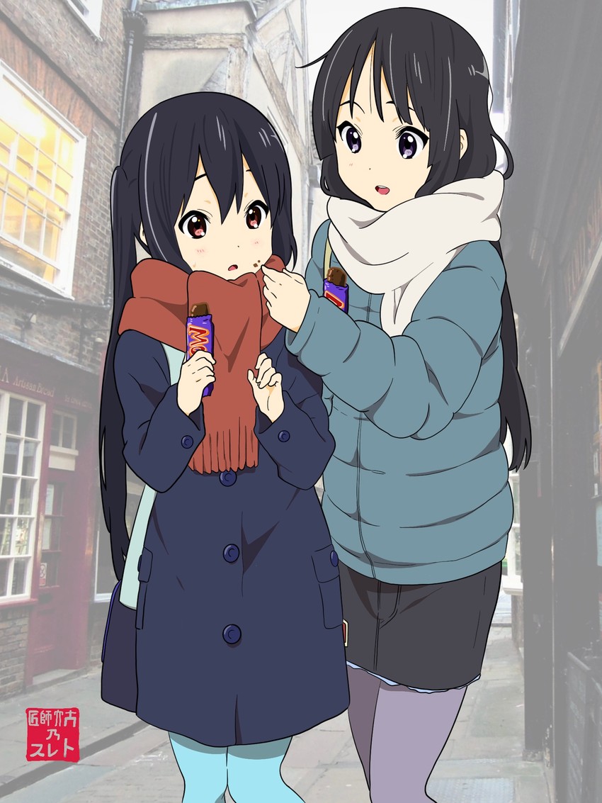 akiyama mio and nakano azusa (k-on!) drawn by dai_suke_judo_bjj