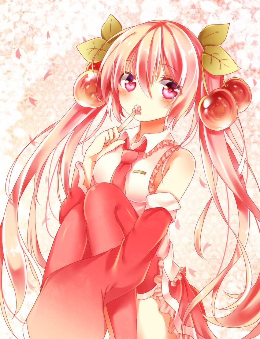 hatsune miku and sakura miku (vocaloid) drawn by hisui_(sigurehisui)