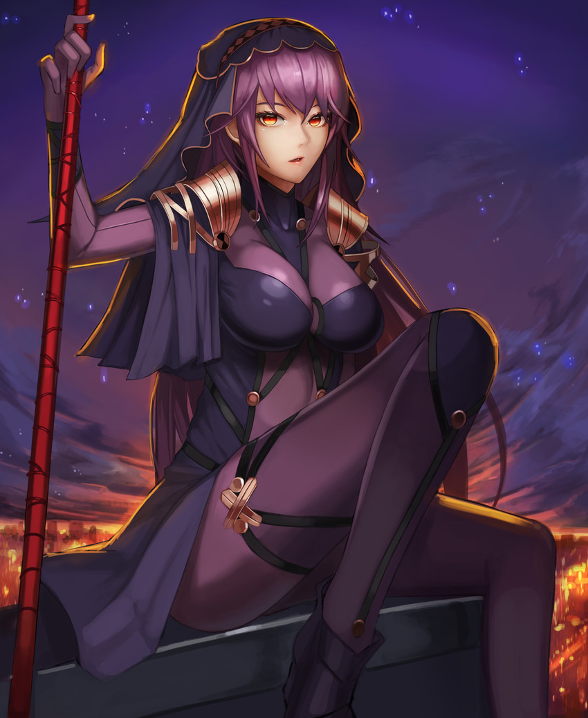 scathach (fate and 1 more) drawn by gong_dol_hong