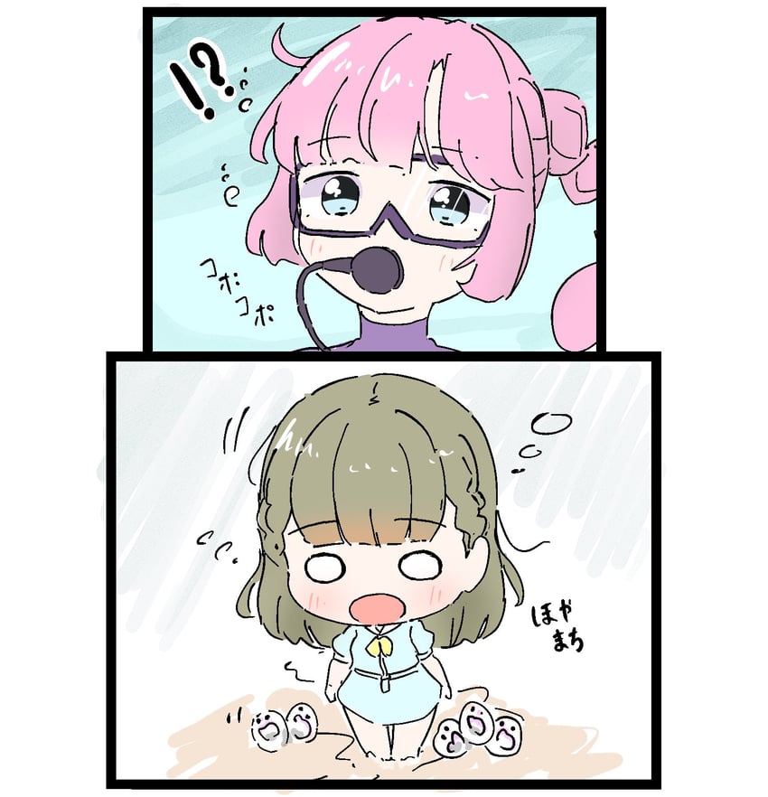 anyoji hime and kachimachi kosuzu (love live! and 1 more) drawn by tazaki_masanobu