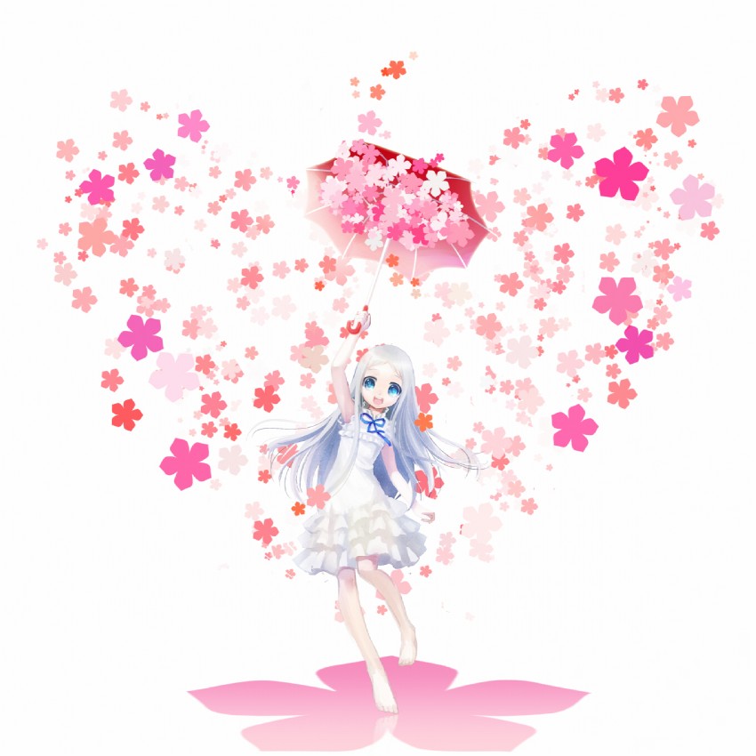 honma meiko (ano hi mita hana no namae wo bokutachi wa mada shiranai.) drawn by mao_a_mi_mi