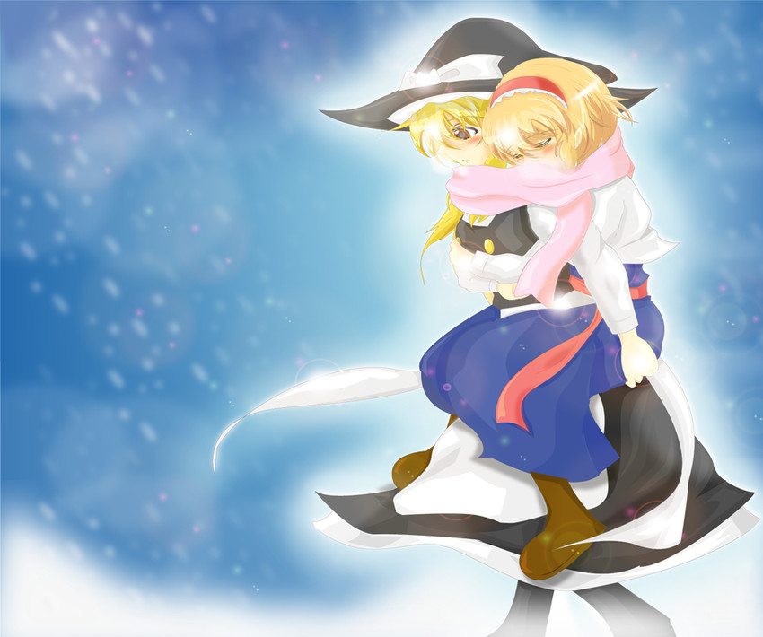 kirisame marisa and alice margatroid (touhou) drawn by chi-chi_(pixiv984250)