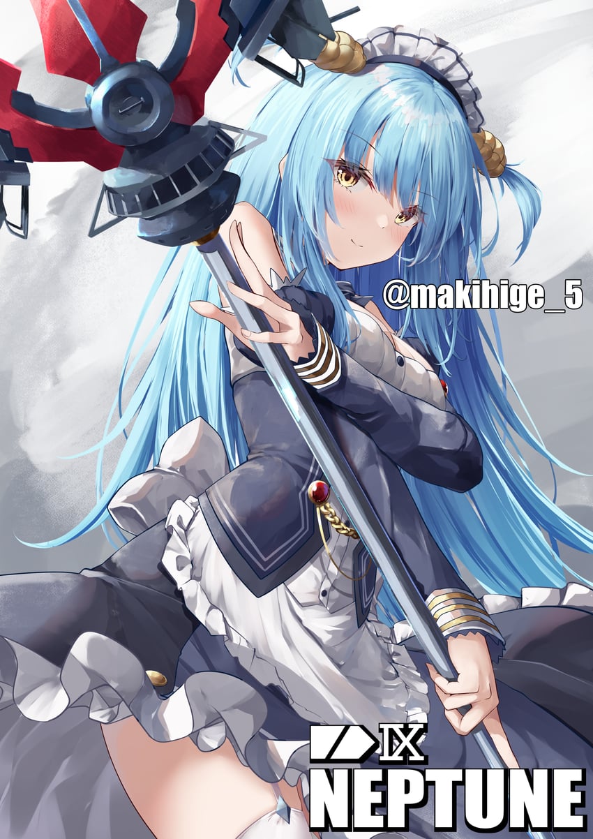 neptune (azur lane and 1 more) drawn by makihige