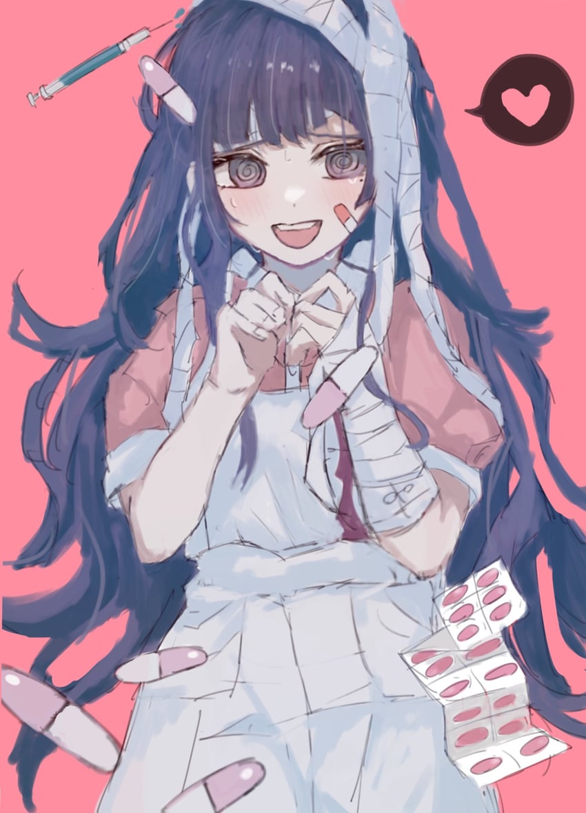 tsumiki mikan (danganronpa and 1 more) drawn by mikone_xx