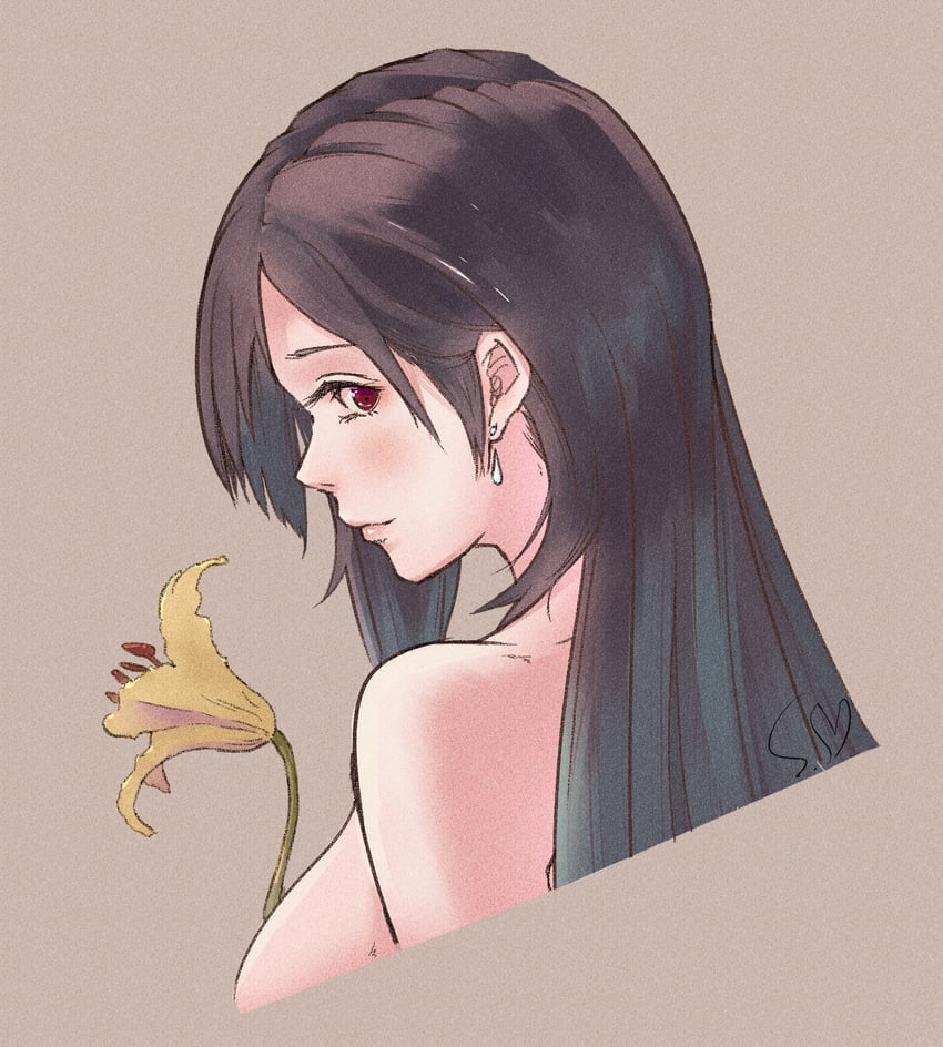 tifa lockhart (final fantasy and 2 more) drawn by shimamiyako