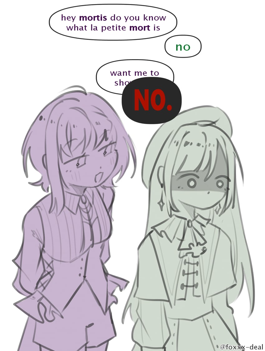 wakaba mutsumi, mortis, and yuutenji nyamu (bang dream! and 1 more) drawn by foxxx-deal