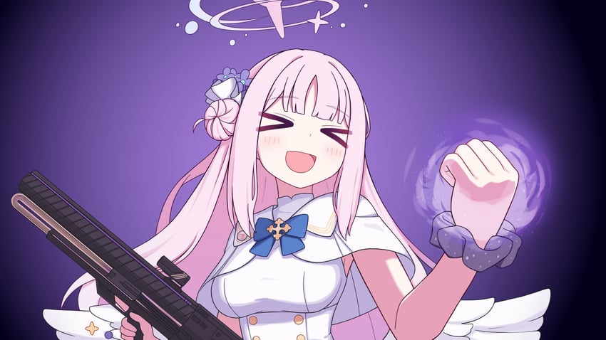 mika (blue archive and 1 more) drawn by zddma20